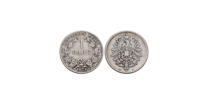 ALEMANIA IMPERIO - K-007 - 1 Marco 1874 D - BC