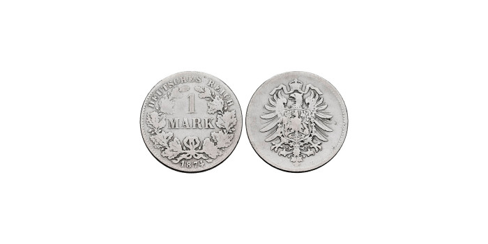 ALEMANIA IMPERIO - K-007 - 1 Marco 1874 E - BC