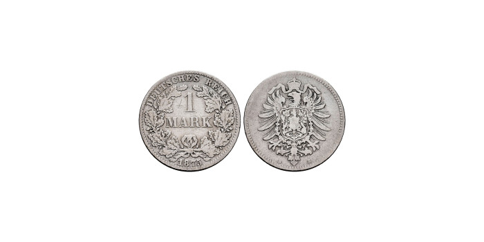 ALEMANIA IMPERIO - K-007 - 1 Marco 1875 B - BC