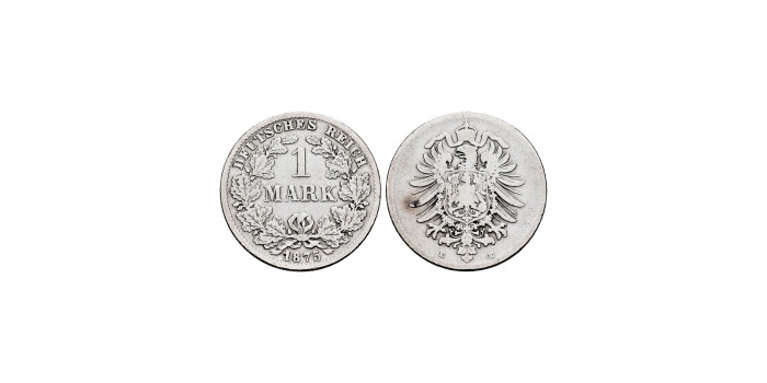 GERMANY EMPIRE - K-007 - 1 Mark 1875 E - MBC-