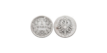ALEMANIA IMPERIO - K-007 - 1 Marco 1875 E - MBC-