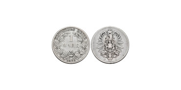 GERMANY EMPIRE - K-007 - 1 Mark 1875 F - MBC