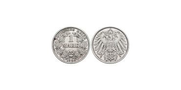 GERMANY EMPIRE - K-014 - 1 Mark 1906 D- EBC