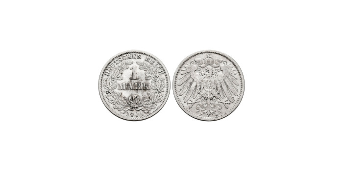 ALEMANIA IMPERIO - K-014 - 1 Marco 1904 D - MBC
