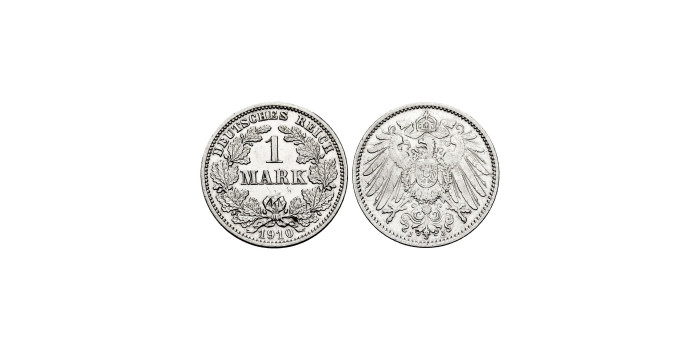 GERMANY EMPIRE - K-014 - 1 Mark 1910 J - EBC