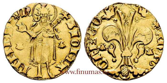 JOHN I of Aragon 1387/1496 - FLORIN. Majorca. GOLD