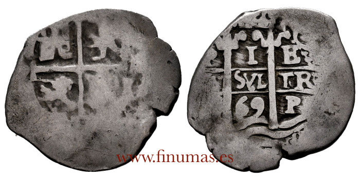 Cy06735.- CARLOS II  1 REAL 1669 POTOSI . MBC