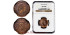 Cy16539H.- CARLOS VII 5 Centimos 1875 Belgica. Oñate. NGC- AU58