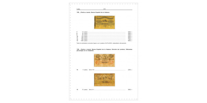 CATALOGUE EDIFIL "SPECIALISED SPANISH BANKNOTES" 2024 - 6th edition