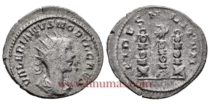VALERIANO II  DENARIO ANTONINIANO 254/255 d.C