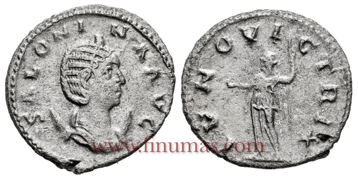 SALONINA DENARIO ANTONINIANO 257/258 d.C. 