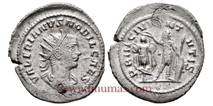 VALERIANO II  DENARIO ANTONINIANO 253/255 d.C