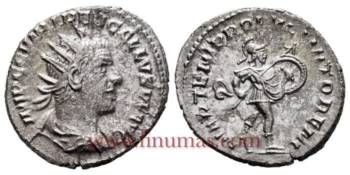 TREBONIANO GALO  DENARIO ANTONINIANO 251/253 d.C