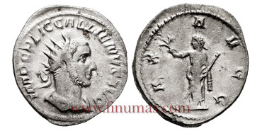 GALIENO DENARIO ANTONINIANO 253/255 d.C.  ROMA