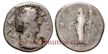 FAUSTINA LA MAYOR  DENARIO POSTUMO 141/147 d.C