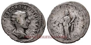 GORDIANO III  DENARIO ANTONINIANO 240 d.C  ROMA