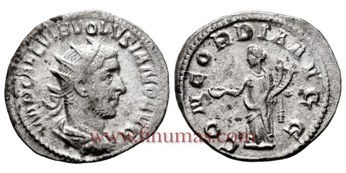 VOLUSIANO DENARIO ANTONINIANO 251/253 d.C.