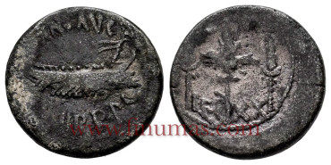MARCO ANTONIO  DENARIO LEGIONARIO 33/32 a.C