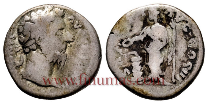 MARCO AURELIO  DENARIO 168/169 d.C.  ROMA