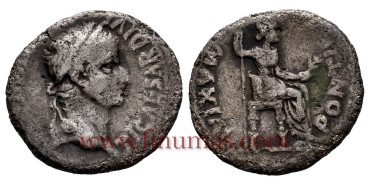 TIBERI  DENARIO 16/35 d.C. LUGDUNUM