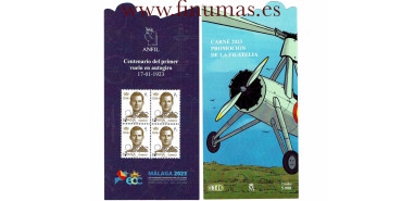 CARNET "NATIONAL PHILATELIC EXHIBITION EXFILNA 2023 ECC MALAGA
