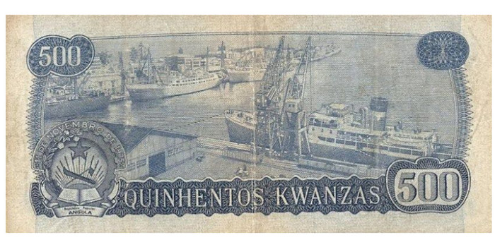 ANGOLA B-116 - 500 KWANZAS 1979 - BC