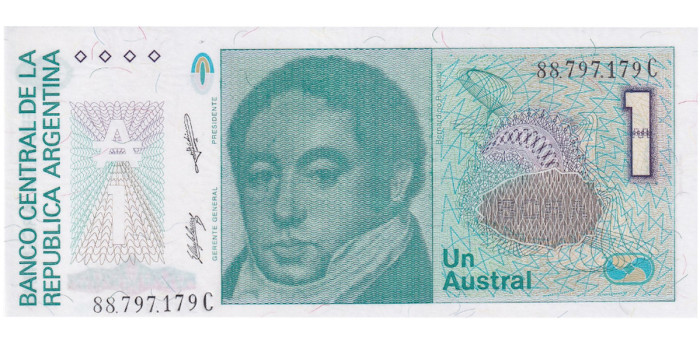 ARGENTINA B-323 - 1 Peso 1986/89 - SC