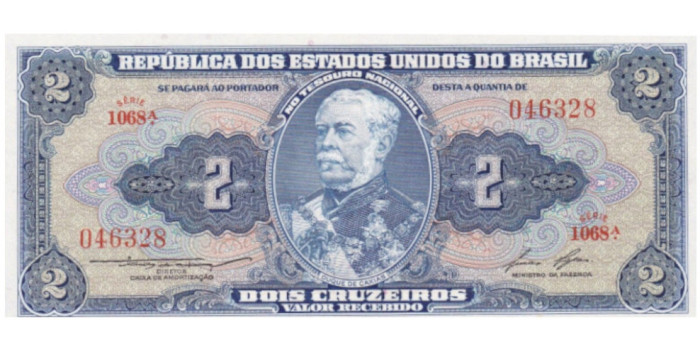 BRASIL B-151 - 2 Cruzeiros 1954/58 - SC