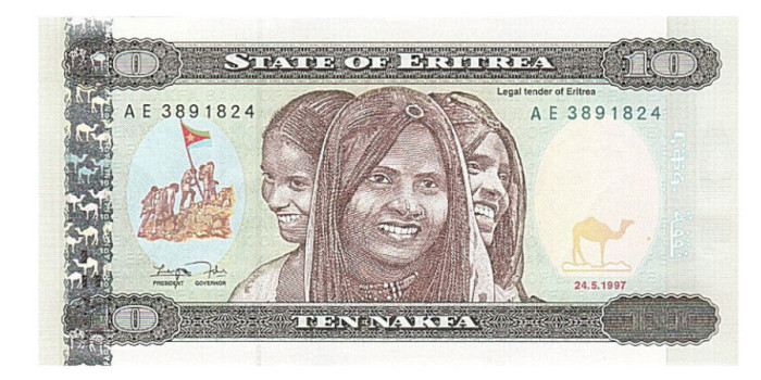 ERITREA B-003 - 10 Nakfa 1997 - SC