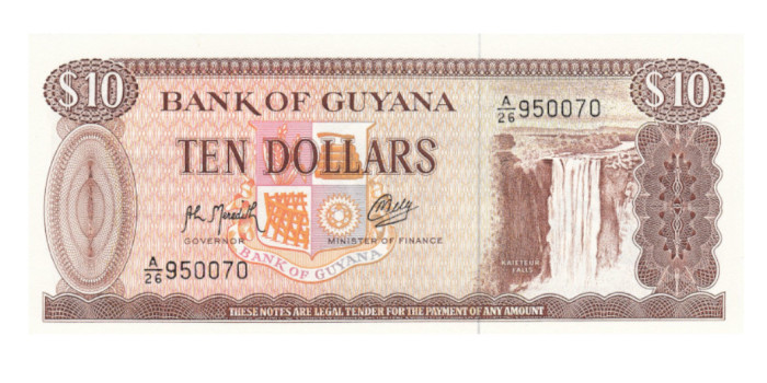 GUYANA B-023 - 10 Dollar n/d - SC