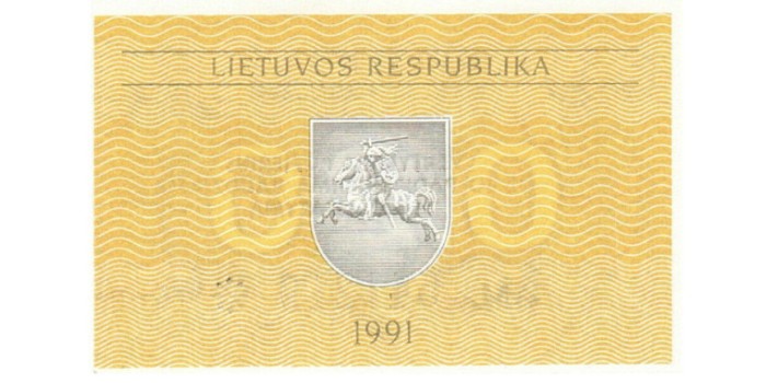LITUANIA B-030 - 0.20 Talonas 1991 - SC