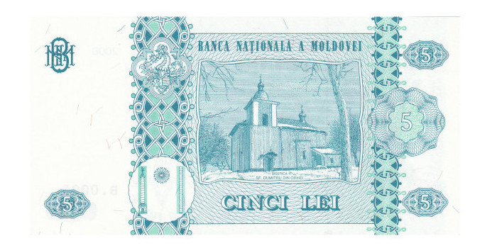 MOLDOVIA B-009 - 5 LEU 2009 - SC 