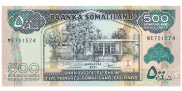 SOMALILAND B-006 -- 500 Somaliland 2011 - SC