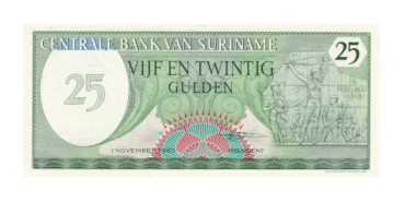 SURINAM B-127 - 25 Gulden 1985 - SC