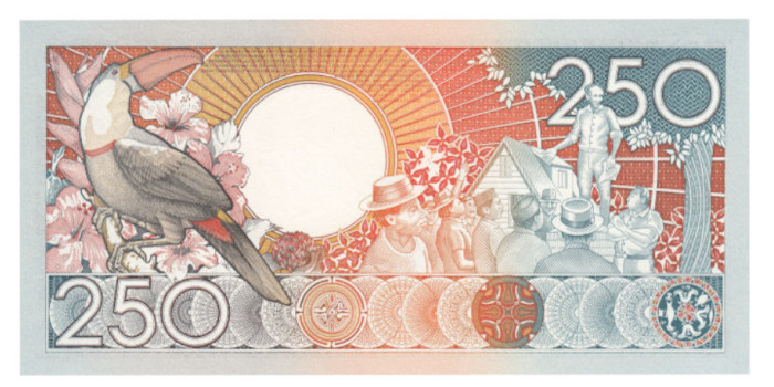 SURINAM B-134 - 250 Gulden 1988 - SC