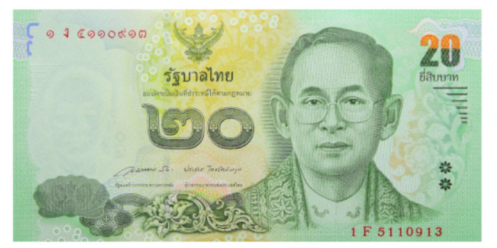 THAILANDIA B-118 - 20 Baht n/d - SC