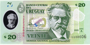URUGUAY B-101 - 20 Pesos 2020 - SC 