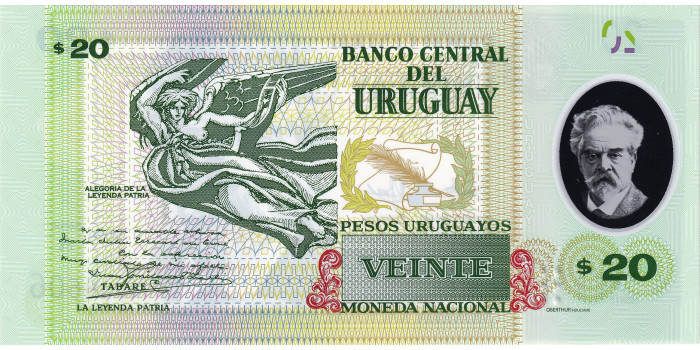 URUGUAY B-101 - 20 Pesos 2020 - SC 
