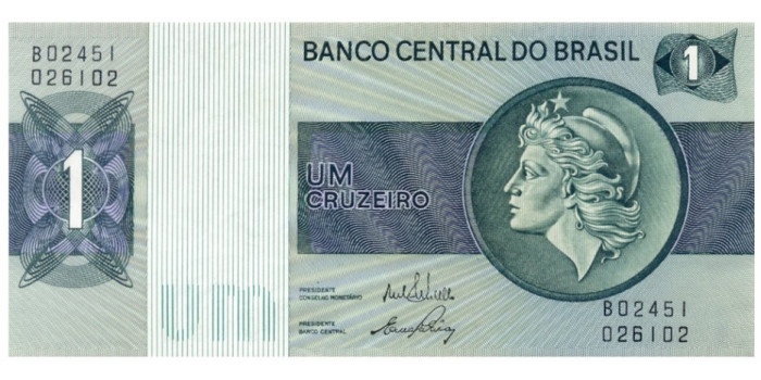 BRASIL B-191 - 1 Cruzeiro 1980/83 - SC