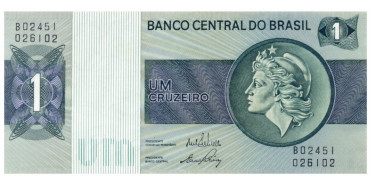 BRASIL B-191 - 1 Cruzeiro 1980/83 - SC