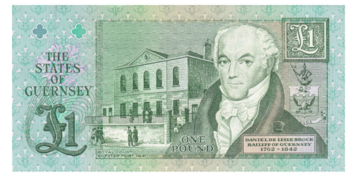 GUERNESEY B-052 - 1 Pound n/d - SC