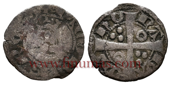JAIME II de ARAGON Y CATALUÑA 1291/1327 .-  Dinero, Barcelona