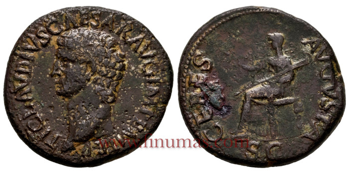 CLAUDIUS I 41-50 d.C. Dupondio - MBC.