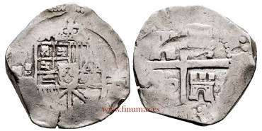 Cy08582.- Felipe V 8 Reales (1704) Sevilla (P).- VERY RARE