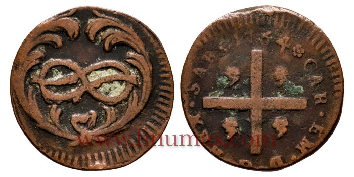 ITALY - SARDINA - K-054 - 1 Cagliarese 1764 -MBC