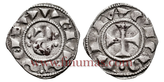 ITALY - SIENA REPUBLIC - K-002x.- 1 DENARO 1189/1390. MBC+