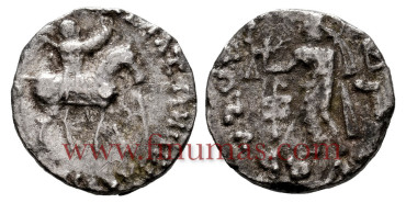 GR003.- DRACMA INDO-ESCITE AZES 58-12 BC - Silver
