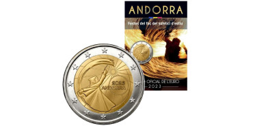 2 EUROS COMMEMORATIVE ANDORRA 2023 "Solstice"