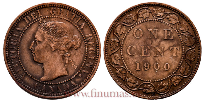 CANADA - K-007 - 1 Centavo 1900 - MBC+