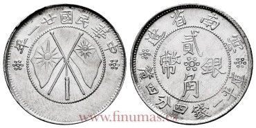 CHINA - YUNNAN - K-491 - 20 Cnt. 1932 - MBC